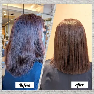 カラー 吉田 彩のヘアスタイル