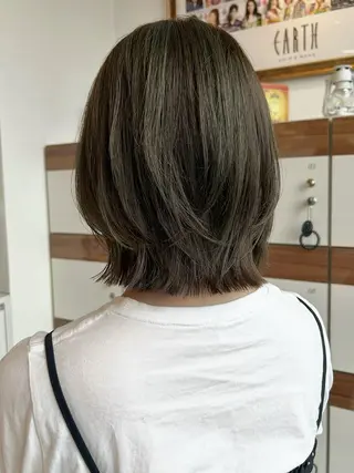 ショート カラー EARTH🫧 涼香のヘアスタイル