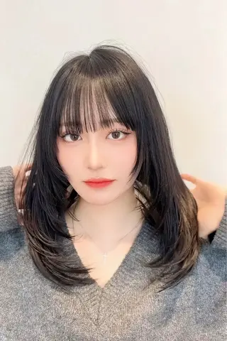 ミディアム パーマ 🍀本格ヘッドスパ 👑髪質改善🍀英司のヘアスタイル