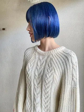 ミディアム カラー CIERA所属・トウジョウ アリサのヘアスタイル