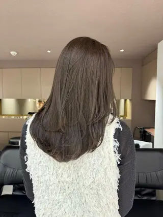 セミロング カラー 🌟透明感カラー🌟 恵比寿/sayuのヘアスタイル