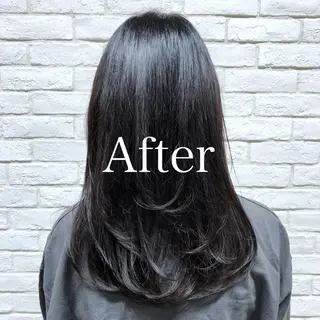 セミロング カラー レディースヘア💫 加藤たいが🐯のヘアスタイル