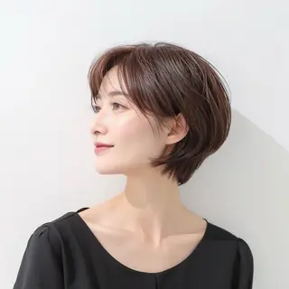 ショート カラー 🫧ゆうき🪽 髪質改善/ハイライトのヘアスタイル