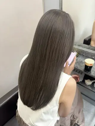 ロング カラー Hair atelier oz 桑野店所属・七海 優羽のヘアスタイル