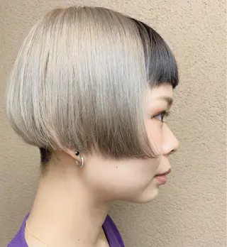 ショート カラー KAH所属・Koichi Satoのヘアスタイル