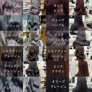 ロング カラー 透け上品ハイトーン 職人ゆうと🤍のヘアスタイル