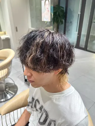パーマ メンズ ✨髪質改善特化✨副 店長椎葉信乃介のヘアスタイル