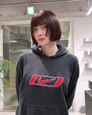 カラー SORA ブリーチカラー表参道のヘアスタイル