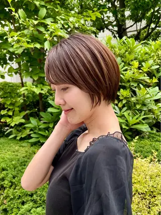 ショート 新井 翼/銀座 メンズ◎ショート女子のヘアスタイル