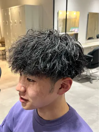 ショート パーマ メンズ 【パーマ満足度No. 1🥇】宮脇 大樹のヘアスタイル