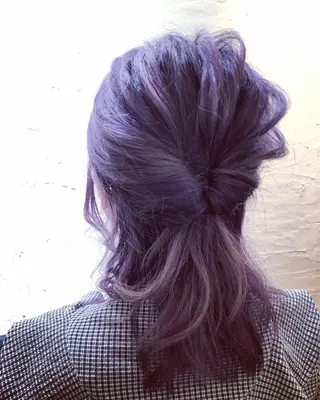 ミディアム uti所属・菊池 幹のヘアスタイル