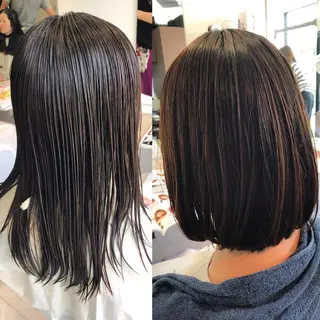 ミディアム カラー 大木 拓瑞のヘアスタイル