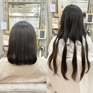 ロング ヘアアレンジ 【ピンク/韓国ヘア/ ヘアセット】亜海のヘアスタイル