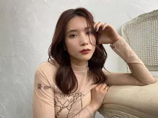 ロング パーマ カラー ROW 横浜のヘアスタイル