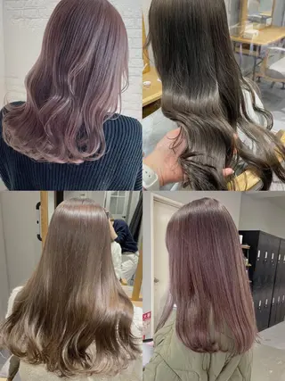 ミディアム カラー ヨシムラ リオのヘアスタイル