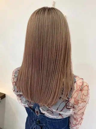 ロング カラー 羽エクステ/シール エクステ/横浜駅5分のヘアスタイル