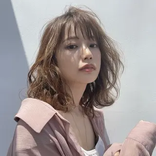 ミディアム カラー 奈良/登美ヶ丘/ Yutaのヘアスタイル
