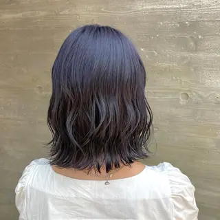 ミディアム mina .のヘアスタイル