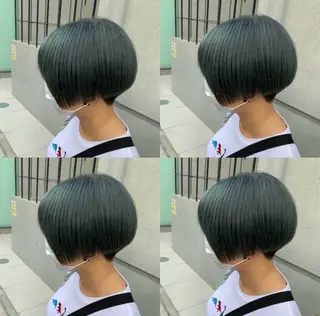 ショート 髪質改善カラー /美髪矯正🫧ゆたかのヘアスタイル