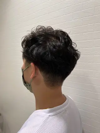 パーマ メンズ 🫧ショート/ボブ ✄﻿mana🫧のヘアスタイル