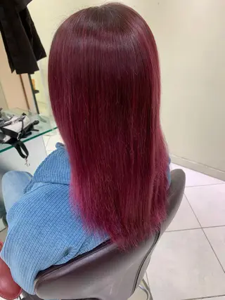 ミディアム カラー 今村 愛美のヘアスタイル