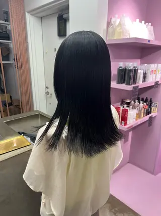 セミロング カラー 🥑MaNO コムギ🥑のヘアスタイル