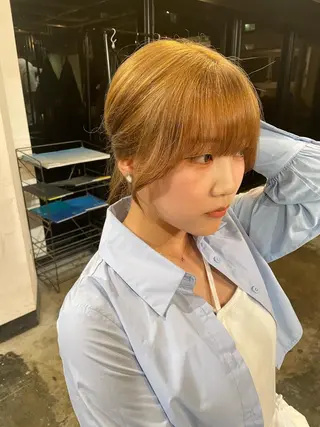 カラー La fith hair ray 札幌店所属・顔まわり/W カラー/リョウのヘアスタイル