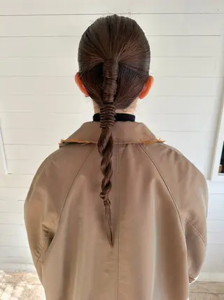 ロング 宮﨑 あかねのヘアスタイル