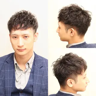 ショート メンズ HAIR&GROOMING YOSHIZAWA Inc所属・渡邊 絢のヘアスタイル
