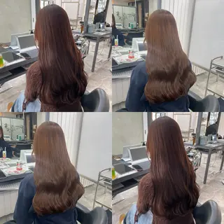 ロング 🧋ミルクティーカラ ー🧋特化小林拓登のヘアスタイル