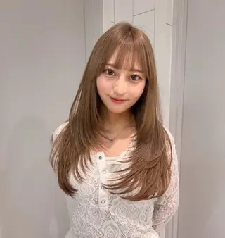 ロング 🎀miyu🎀池袋 レイヤーカット🎀のヘアスタイル