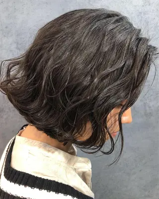 ショート カラー ヘアアレンジ メンズ キッズ ネイル マツエク・マツパ GO TODAY SHAiRE SALON所属・透明感カラー🤎 ゆりのヘアスタイル