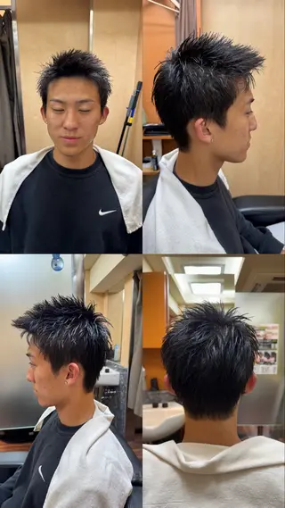 ショート メンズ いしだ かりなのヘアスタイル