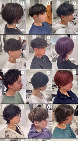 ショート カラー パーマ カット特化美容師/ 千春のヘアスタイル