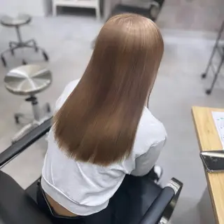 セミロング カラー Rui/透明感カラー 暖色/レイヤーカットのヘアスタイル