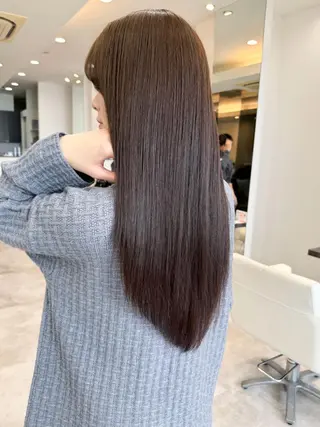 ロング 髪質改善✴️艶ケア 透明感カラー🫧颯太のヘアスタイル
