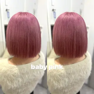 カラー 🦋ami/浦和 ブリーチカラー🦋のヘアスタイル