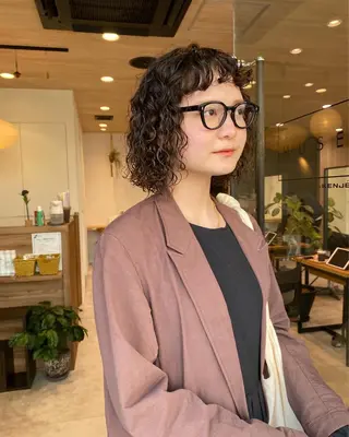 ショート パーマ パーマ指名No1 /namiのヘアスタイル