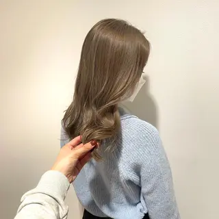 ミディアム カラー 🫧ふじたまゆ🫧 レイヤーカット✂︎のヘアスタイル