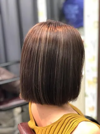 ミディアム カラー 韓国ヘア🤍髪質改善 🇰🇷AKANEのヘアスタイル