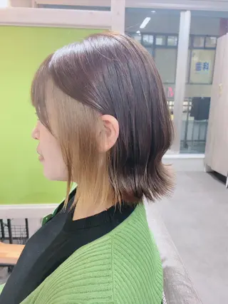 ミディアム 服部 里美のヘアスタイル