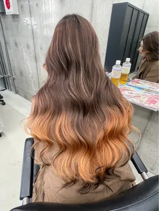 ロング 福田 彩心のヘアスタイル