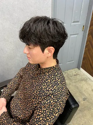 ショート パーマ メンズ PEYP prod ICON所属・パーマ/ケアブリーチ /博多/YOSUKEのヘアスタイル