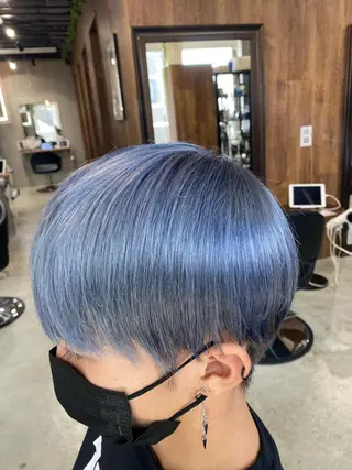 ショート カラー EGAO所属・yuuka🌻 ハイライト/艶カラーのヘアスタイル