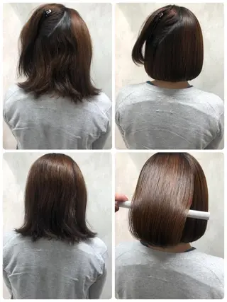 ショート 満足度⭕️縮毛矯正師 谷口にお任せを👍のヘアスタイル