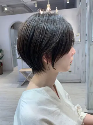 ショート 縮毛矯正/ショート/ レイヤー/畑中正敏のヘアスタイル