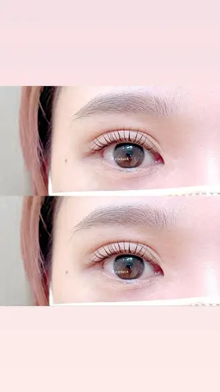 ショート カラー パーマ ヘアアレンジ メンズ キッズ ネイル マツエク・マツパ アイブロウ 𝑹 eyelashのマツエク・マツパデザイン