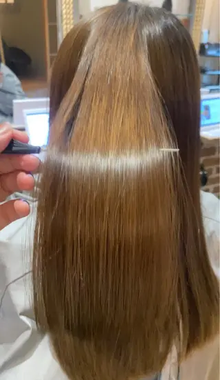 ロング カラー パーマ ヘアアレンジ メンズ 🍀髪質改善 ケアカラーrootsのヘアスタイル