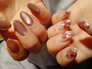 ネイル すみれ💜量産 地雷 痛ﾈｲﾙ 韓国ﾈｲﾙのネイルデザイン