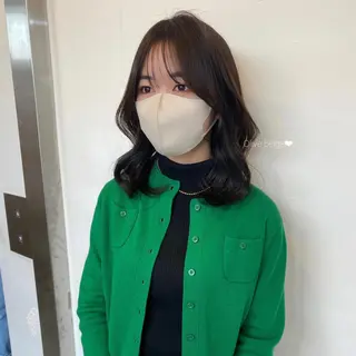 ミディアム カラー 🥣 hashi 🛋️のヘアスタイル